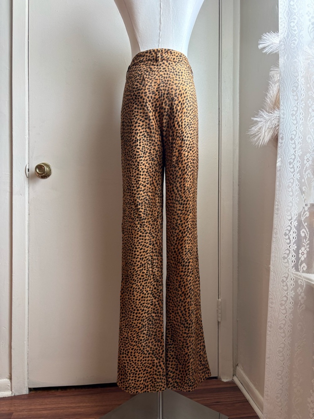 Moschino leopard animal print high rise pants - Picture 4 of 9